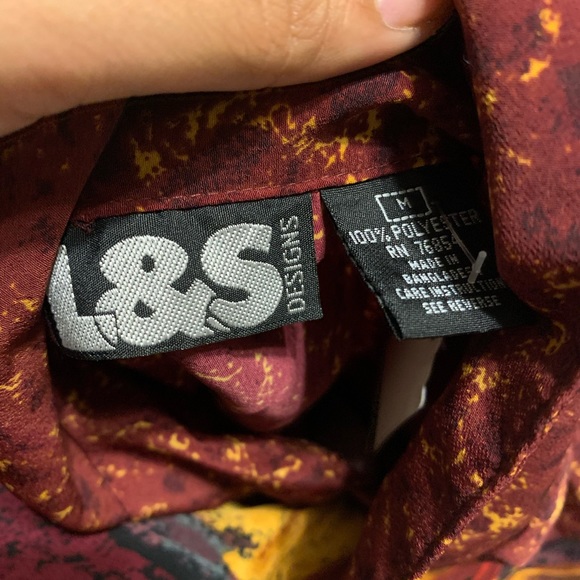 VTG giraffe button up - Picture 3 of 3